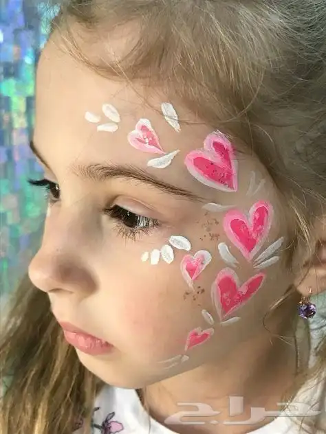 رسم على وجه الاطفال - جده 1