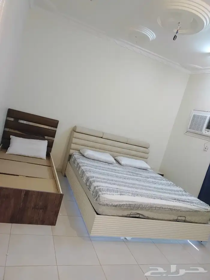 شقه لايجار مؤثثه من غرفه وصاله ومطبخ وحمام وحوش مخطط للسلام 2