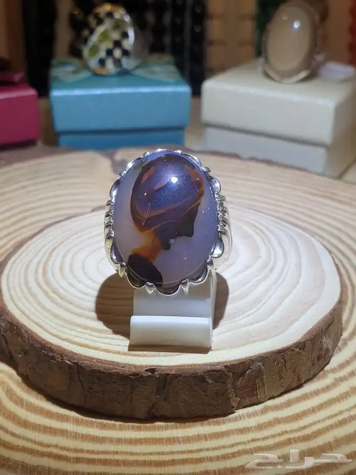 خاتم يماني مصور طبيعي مشروط 14