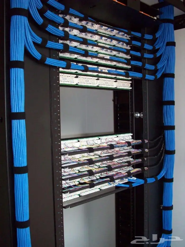 اعمال الشبكة وكاميرات المراقبة وربط الافرع 42