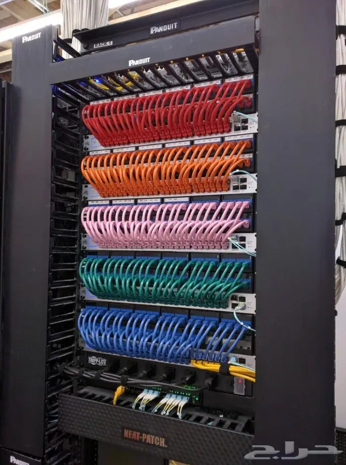 اعمال الشبكة وكاميرات المراقبة وربط الافرع 40