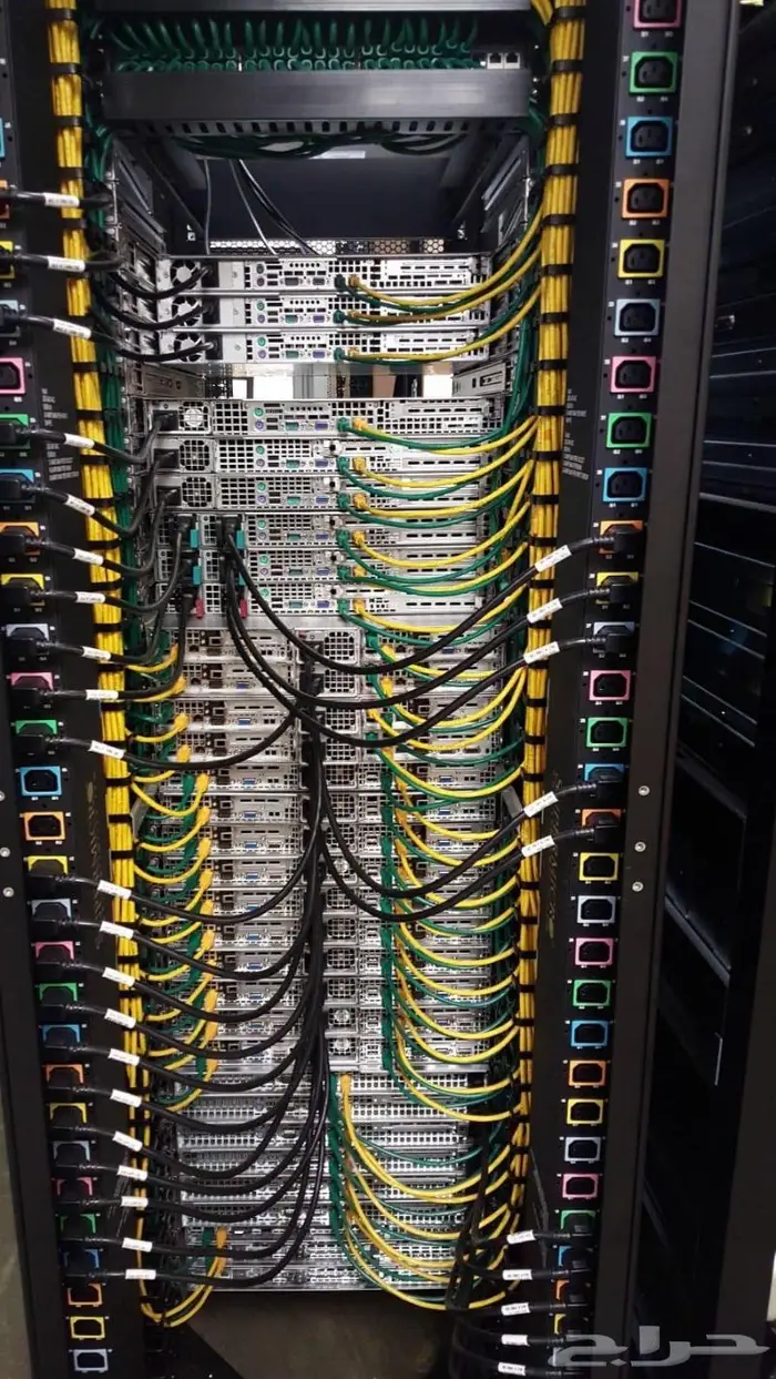 اعمال الشبكة وكاميرات المراقبة وربط الافرع 48