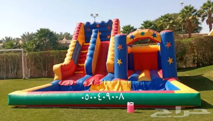 للايجار اليومي نطيطات الرمال.نطيطات مدارس.العاب الرياض 4