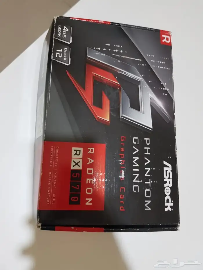 كرت شاشه Rx570 صناعة تايوانية تصنيعها 6