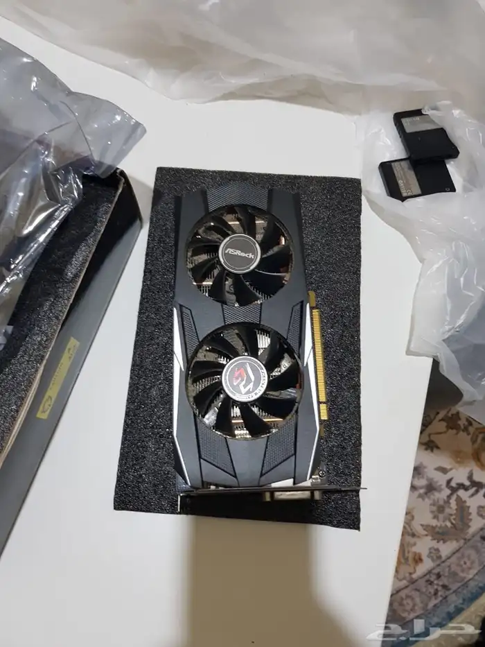 كرت شاشه Rx570 صناعة تايوانية تصنيعها 0