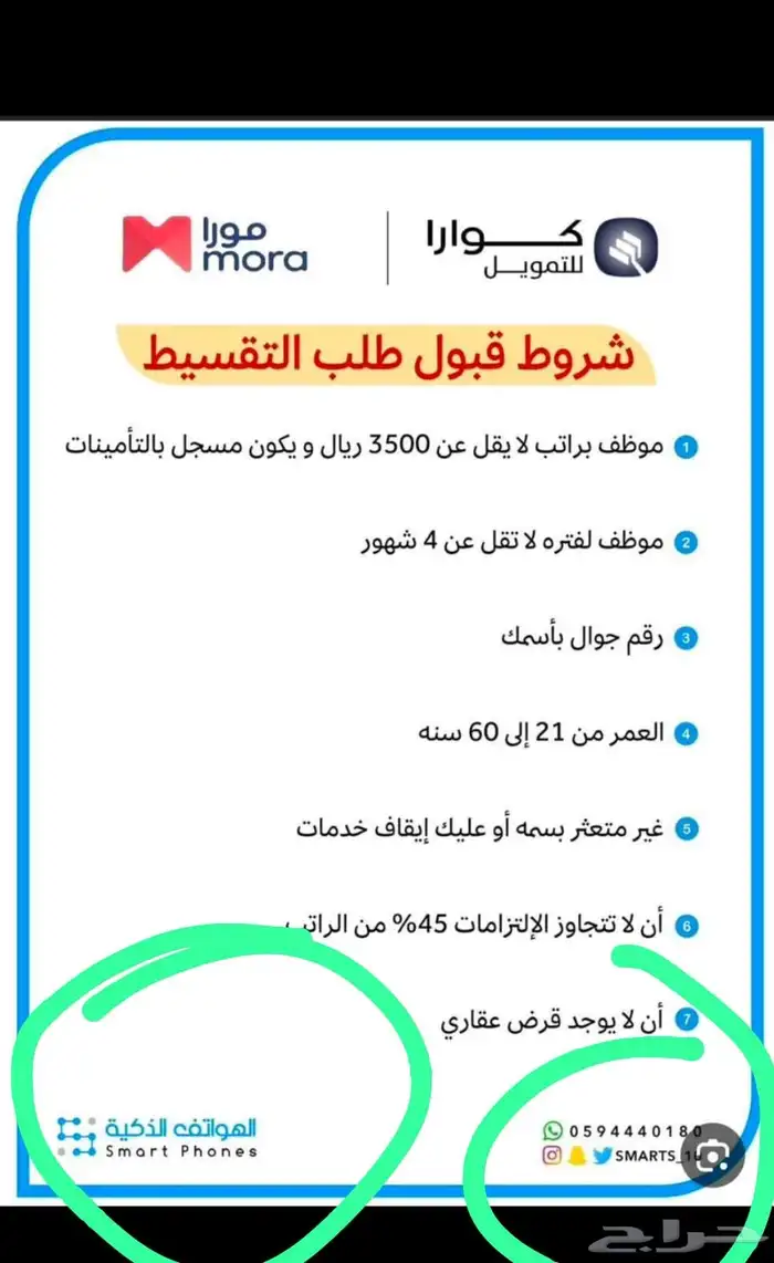 اقسط جولا الشروط في الصور 0