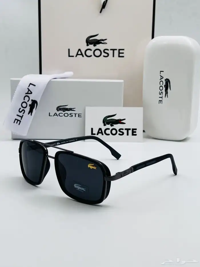 نظارات شمسية لاكوست مع الملحقات 23