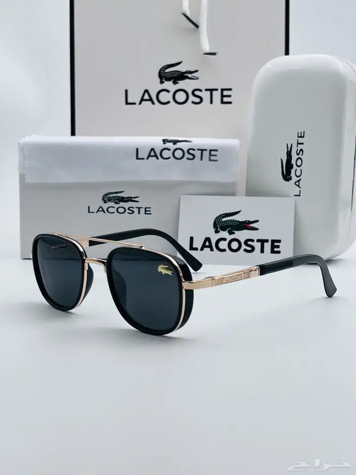 نظارات شمسية لاكوست مع الملحقات 3