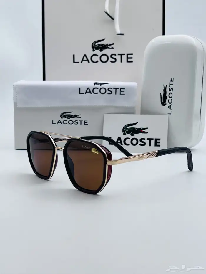 نظارات شمسية لاكوست مع الملحقات 4