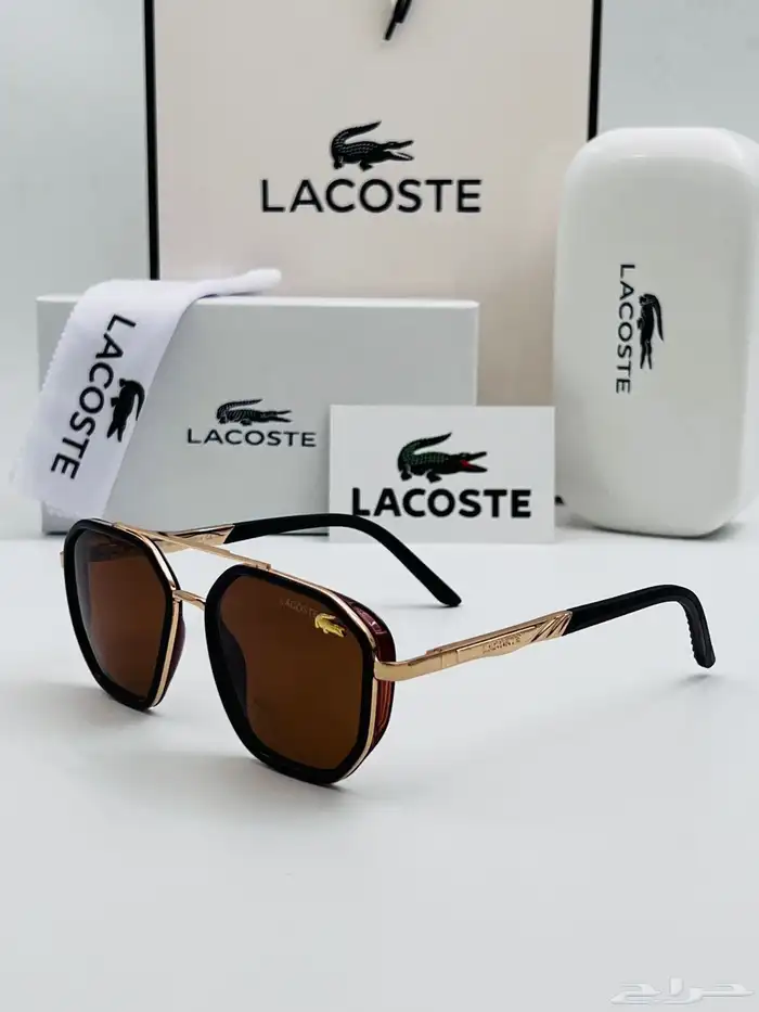 نظارات شمسية لاكوست مع الملحقات 24