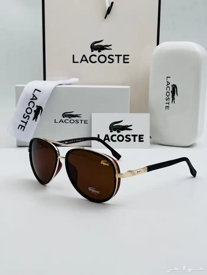 نظارات شمسية لاكوست مع الملحقات 21