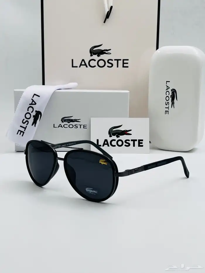 نظارات شمسية لاكوست مع الملحقات 22