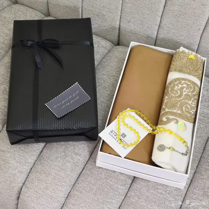 قماش جفنشي مع شال كشميري مع سبحه 4