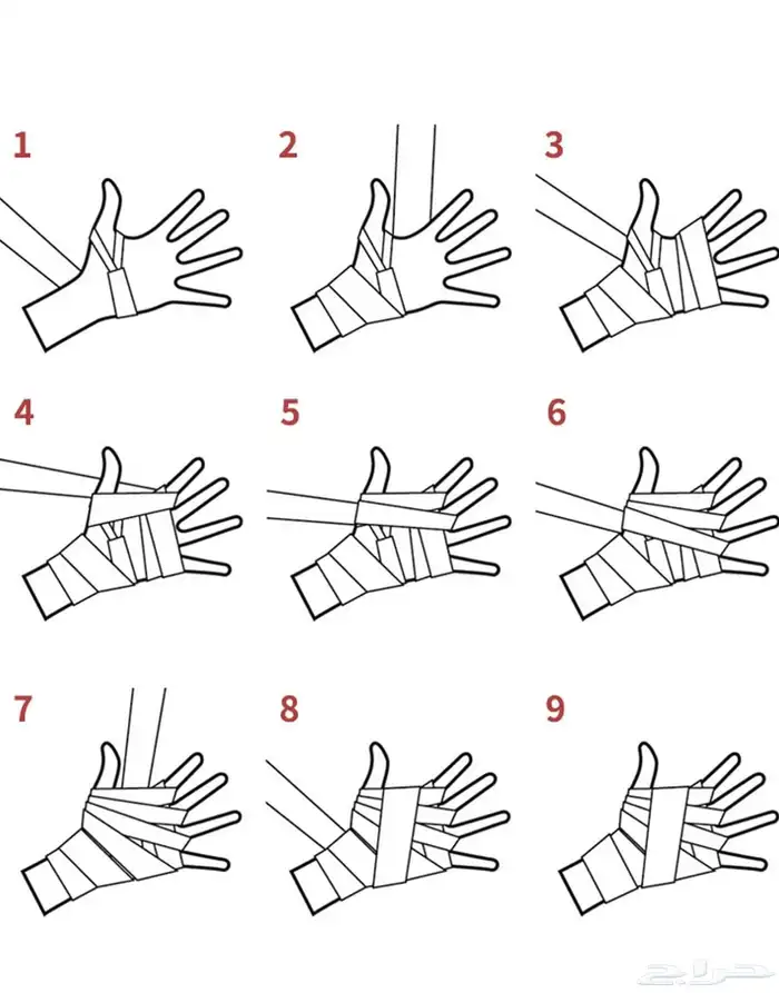اربطة ملاكمه باندج 5 متر 4