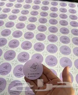 مطابع مطبعة استيكر دائري استكر مربع اشكال فاتورة كرت بنر 0