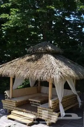 تنسيق وتركيب جلسات خيزران وبامبو وقش للكافيهات والمنازل 1