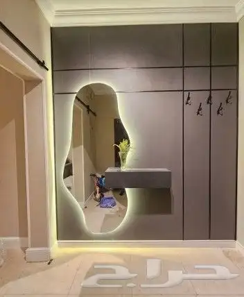 ديكور جدة داخلي شيبورد مرايه 0