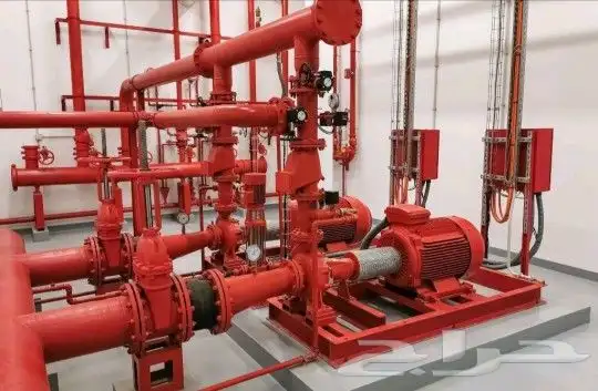 تركيب كاميرات مراقبة وادوات السلامه والدفاع المدني 4