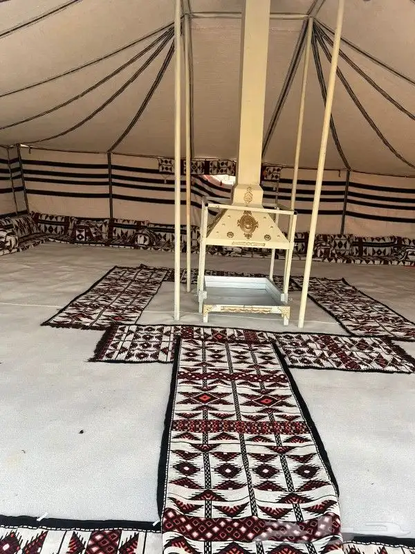 بيوت شعر وخيام ملكية وعادية وجلسات وجميع مستلزمات التخييم 7