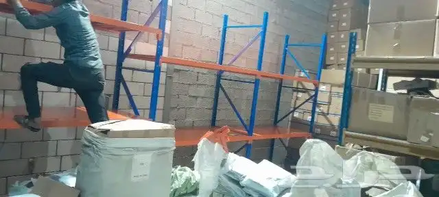 يوجد لدينا ارفف سوبر ماركت ومستودعات 7