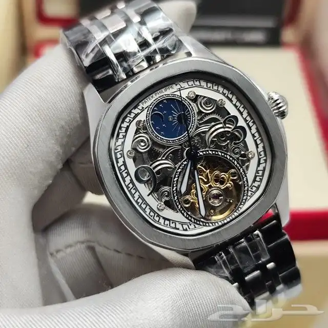 هدايا رجالي ساعات ماركات درجه اولى طبق الأصل ضمان سنه ضد الم 8