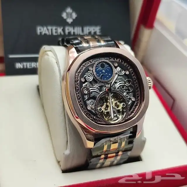 هدايا رجالي ساعات ماركات درجه اولى طبق الأصل ضمان سنه ضد الم 12