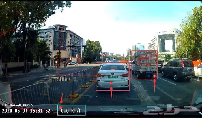 داش كام أمامي خلفي DDPAI N5 4K 6