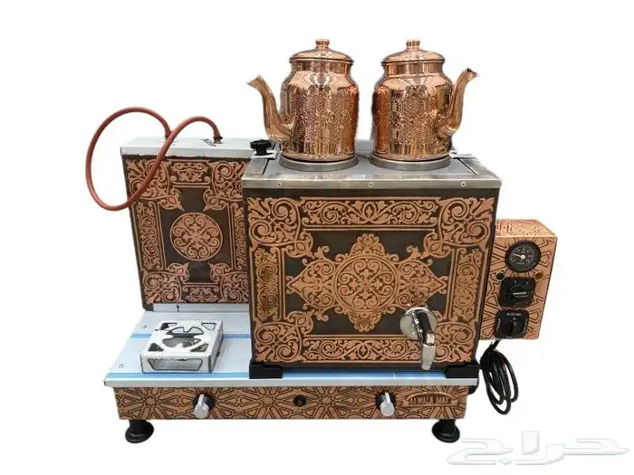 سموار شاي ستيل سموار شاي نحاس براد شاي نحاس 9