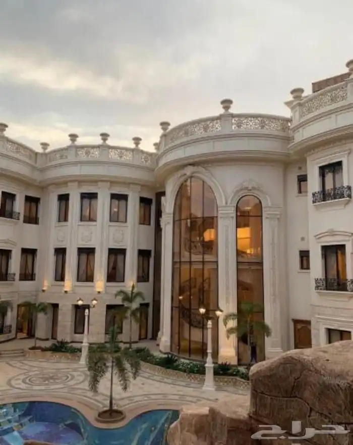 قصر فخم وفاره جدا  للبيع بحي المرجان على شارعين مساحة 2250 م 1