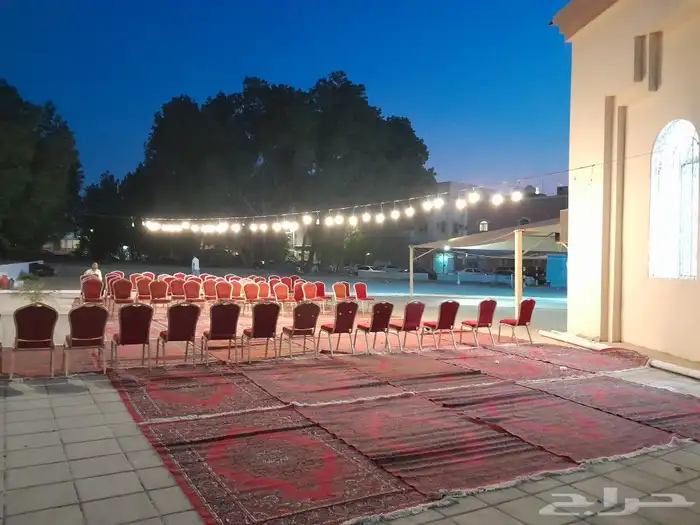 ايجار كراسي وسجاد وطاولات وتجهيز العزاء 0