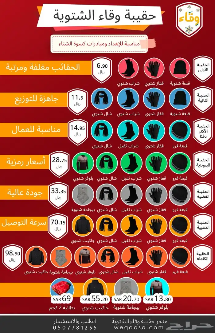 الحقيبة الشتوية ل كسوة الشتاء 0