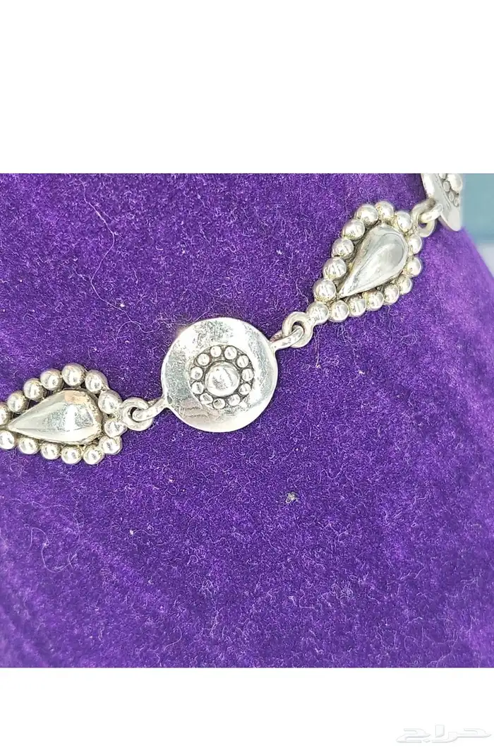 سوار اسوارة من الفضة الاسترليني على شكل دمعات دائرية 6