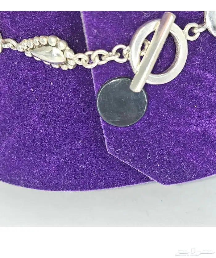 سوار اسوارة من الفضة الاسترليني على شكل دمعات دائرية 7