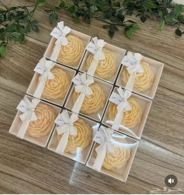 توزيعات زواج او مواليد شموع 0