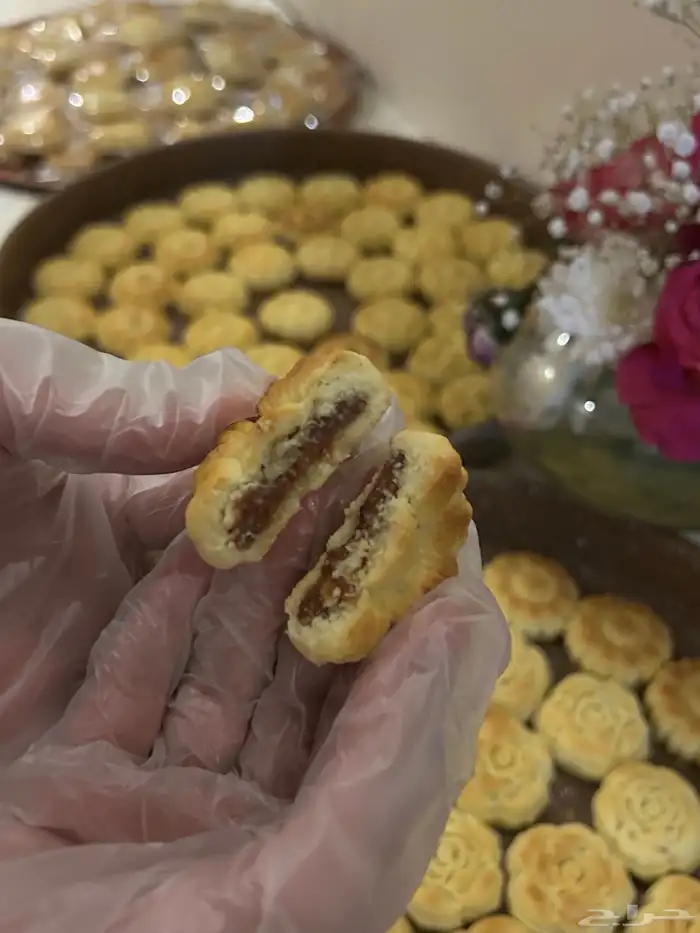 معمول التمر شغل فرش وطعم يذوب الفم للطلب قبل بيومين حياكم 3