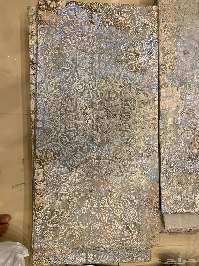 سيراميك اسباني رسمة فخمة من المعرض الاوربي 4