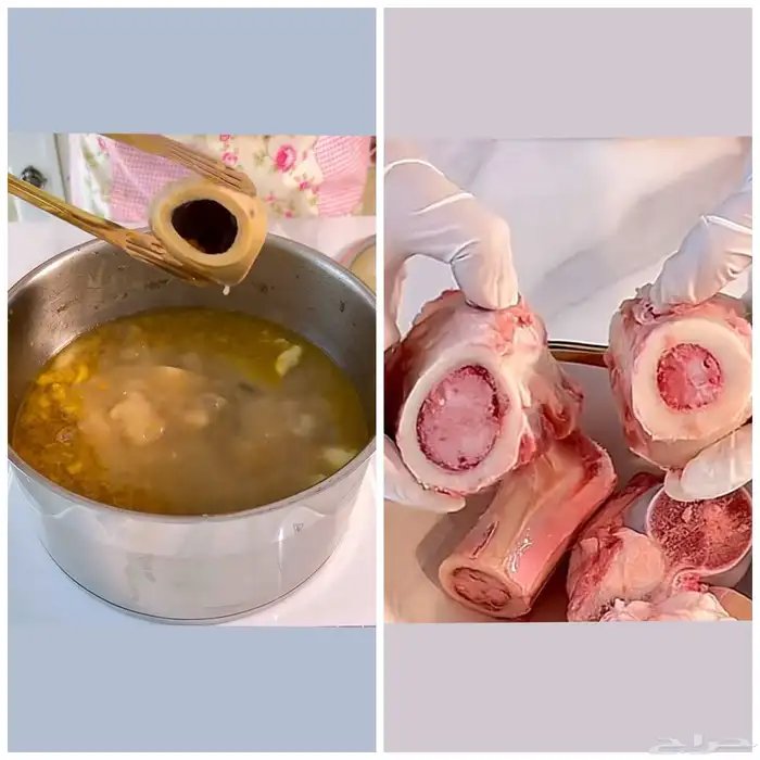 جل مرق عظم مواسير عجل بلدي 3