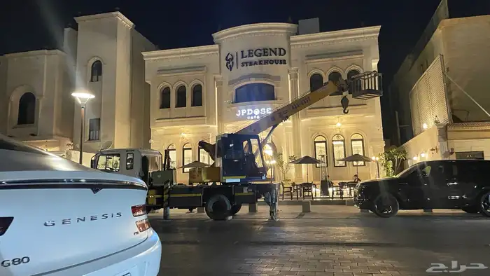 كرين ونش سطحه سله بوم تراك للايجار المدينة المنوره 23