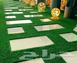 ثيل صناعي تنثق حدائق 2