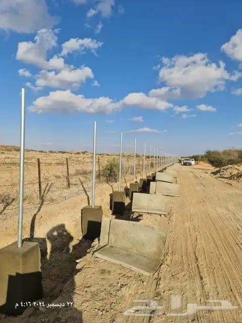 شبوك مزارع شبوك اراضي شبوك كسارات جميعها مجلفنه 1