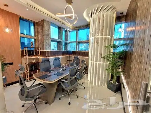 مكتب جاهز للإيجار في العليا مساحة 152م 5