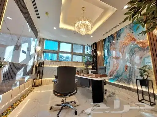 مكتب جاهز للإيجار في العليا مساحة 152م 1