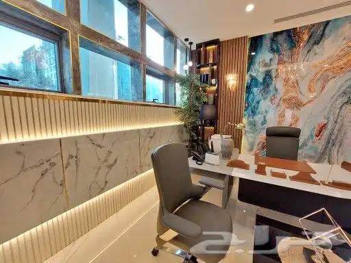 مكتب جاهز للإيجار في العليا مساحة 152م 10