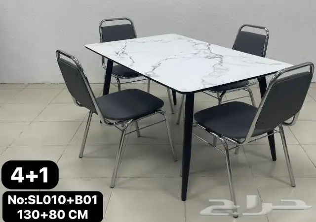 طاولات طعام جديدة خشب ورخام 34