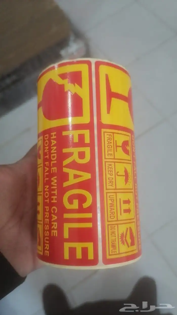 قابل للكسر ستيكر 0
