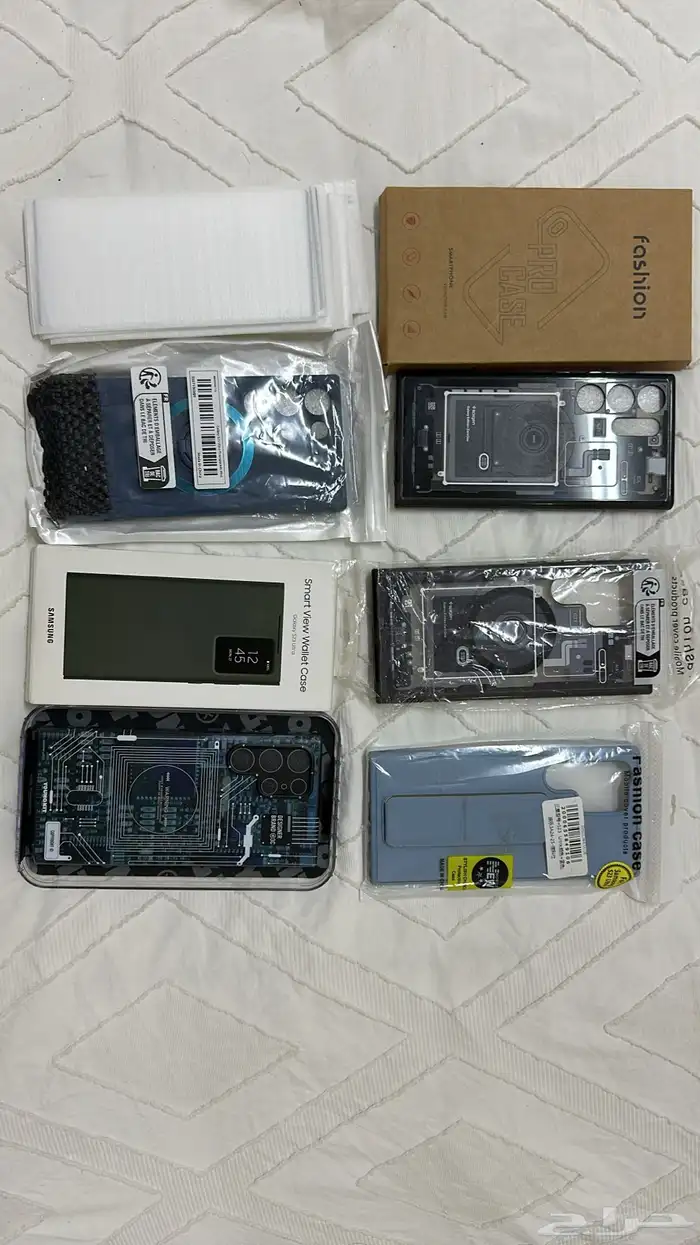 للبيع كفوات وحماية شاشة s22 s23 s24 galaxy ultra 6