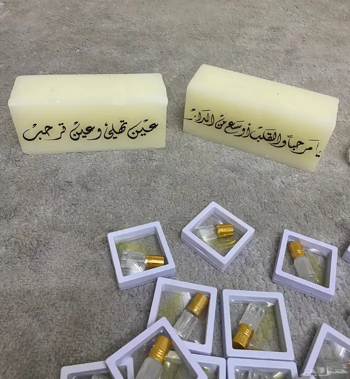 توزيعات مسك وشمعه ثلاث فتيل عدد اثنين 1