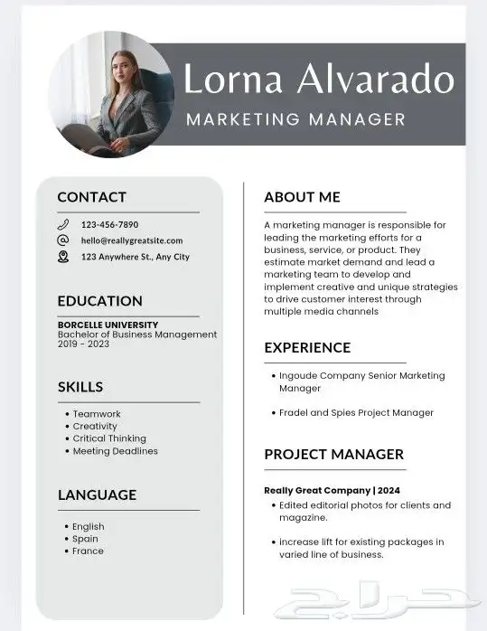 تصميم سيرة ذاتية 0