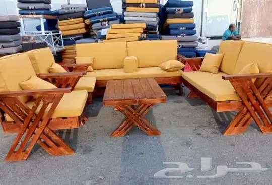 جلسات خارجيه خشب سويدي 0