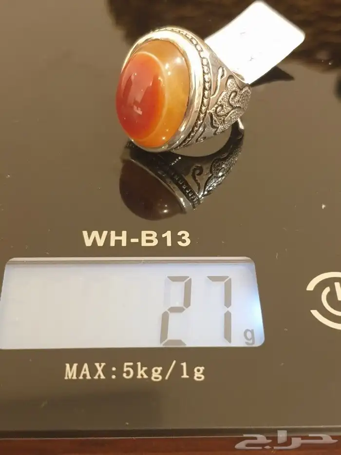 خاتم سليماني هندي فاخر ولون مميز 17